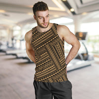 Polynesian Nation Gold Hawaii Men's Tank Top - Polynesian Pride