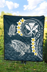 Hawaii Turtle Plumeria Polynesian Premium Quilt - Sease Style - Polynesian Pride