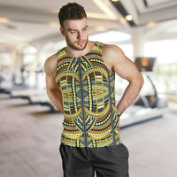 Polynesian Men's Tank Top Yellow - Polynesian Pride