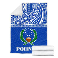 Pohnpei Premium Blanket - Micronesian Blue Version - Polynesian Pride