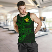 Hawaii Tank Top Polynesian Kanaka Map Hawaiian Men's Tank Top - Green Kanaka - TT Style - Polynesian Pride
