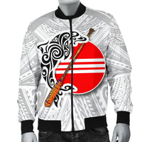 American Samoa Polynesian Men's Bomber Jacket - Fagasa - Polynesian Pride