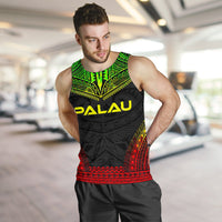 Palau Men's Tank Top - Polynesian Chief Reggae Version - Polynesian Pride