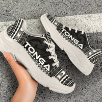 Tonga Chunky Sneakers - Polynesian Chief Black Version - Polynesian Pride