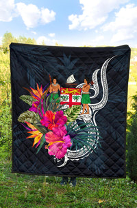 Fiji Polynesian Premium Quilt - Tropical Flower - Polynesian Pride