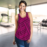 Polynesian Nation Pink Women's Racerback Tank Top - Polynesian Pride