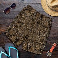 Polynesian Lauhala Mix Gold Men's Short - Polynesian Pride
