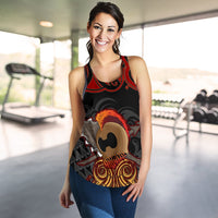 Hawaii Warrior Polynesian Women's Racerback Tank - Stock Style - Polynesian Pride