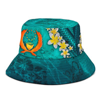 Pohnpei Micronesia Bucket Hat - Manta Ray Ocean - Polynesian Pride