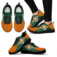 Marshall Islands Sneakers - Kwajalein Atoll Marshall Islands Flag with Polynesian Patterns - Polynesian Pride