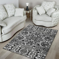 Polynesian Gray Area Rug - Polynesian Pride
