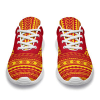 Papua New Guinea Sporty Sneakers - Polynesian Chief Flag Version - Polynesian Pride
