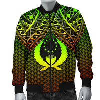 Polynesian Pohnpei Personalised Men's Bomber Jacket - Reggae Vintage Polynesian Patterns - Polynesian Pride