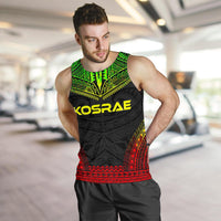 Kosrae Men's Tank Top - Polynesian Chief Reggae Version - Polynesian Pride