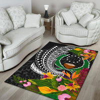 Pohnpei State Area Rug - Seal Spiral Polynesian Patterns - Polynesian Pride