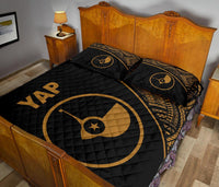 Yap Quilt Bed Set - Yap Flag Curve Version - Polynesian Pride