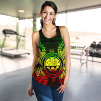 Federated States Of Micronesian Polynesian Women Tank Top Map Reggae - Polynesian Pride