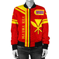 Kanaka Polynesian Mauna Kea Women's Bomber Jacket - Morale Style - Polynesian Pride