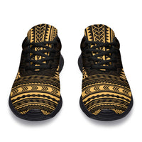 Marquesas Islands Sporty Sneakers - Polynesian Chief Gold Version - Polynesian Pride