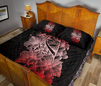 Guam Polynesian Quilt Bed Set - Red Latte Stone - Polynesian Pride
