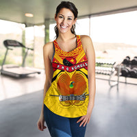 Papua New Guinea Rugby Women Racerback Tank PNG - The Kumuls - Polynesian Pride