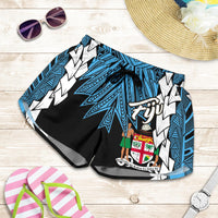 Fiji Polynesian Women's Shorts - Tribal Wave Tattoo Flag Style - Polynesian Pride
