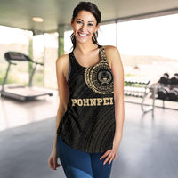 Pohnpei Micronesia Tattoo Racerback Tank A7 - Polynesian Pride