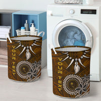 Chuuk Custom Personalised Laundry Baskets - Polynesian Boar Tusk - Polynesian Pride
