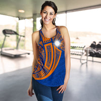 Marshall Islands Polynesian Women's Racerback Tank - Tribal Tattoo - Polynesian Pride