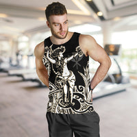 Polynesian Hawaii Men's Tank Top - Hula Girl White - Polynesian Pride