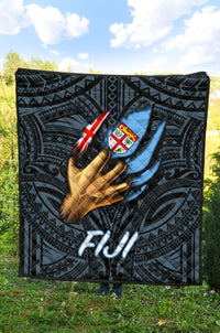 Fiji Premium Quilt - Fiji In Me (Blue) - Polynesian Pride