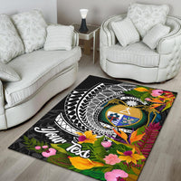 Nauru Area Rug - Custom Personalised Seal Spiral Polynesian Patterns - Polynesian Pride
