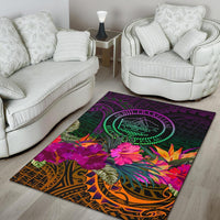 Palau Area Rug - Summer Hibiscus - Polynesian Pride