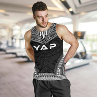 Yap Men's Tank Top - Polynesian Chief Black Version - Polynesian Pride