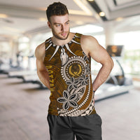 Pohnpei Men Tank Top - Polynesian Boar Tusk - Polynesian Pride