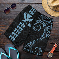 Kanaka Hawaii Map Polynesian Men's Short Blue - Polynesian Pride