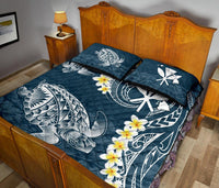 Hawaii Turtle Plumeria Polynesian Quilt Bed Set - Sease Style - Polynesian Pride