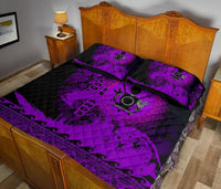 Cook Island Quilt Bed Sets Wave Pureple - Polynesian Pride