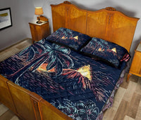 Night On The Land Quilt Bed Set - Polynesian Pride