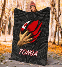 Tonga Premium Blanket - Tonga In Me (Black) - Polynesian Pride