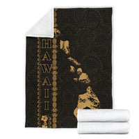 Hawaii Premium Blanket - Polynesian Map Style - Polynesian Pride