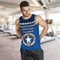 Northern Mariana Islands Polynesian Men Tank Top - Vibes Version - Polynesian Pride