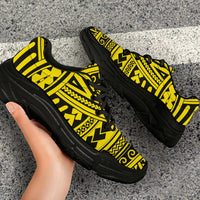 Polynesian Seamless yellow Chunky Sneakers - Polynesian Pride