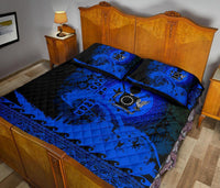 Cook Island Quilt Bed Sets Wave Blue - Polynesian Pride