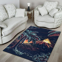 Night On The Land Area Rug AH - Polynesian Pride