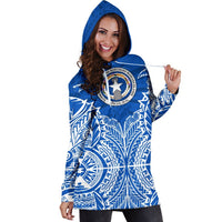 Northern Mariana Islands Hoodie Dress - Northern Mariana Islands Seal Premium - Polynesian Pride