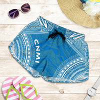 Northern Mariana Islands Women's Shorts - Polynesian Chief Flag Version - Polynesian Pride