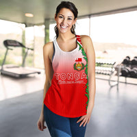 Tonga Women's Racerback Tank - Ocean Waves - Polynesian Pride