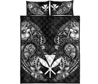 Polynesian Hawaii (Kanaka Maoli) Quilt Bed Set - White Turtle Homeland - Polynesian Pride