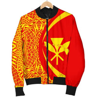 Kanaka Mauna Kea Polynesian Men's Bomber Jacket - Circle Style - Polynesian Pride